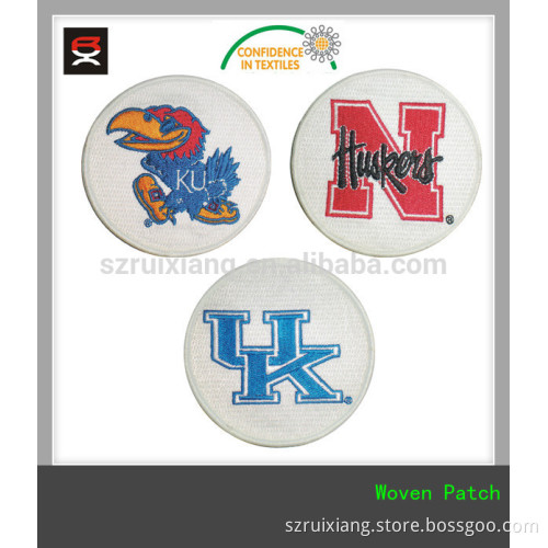 High quality garment embroidery edge embroidered patch